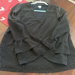 a new day Black and Gold Women's Top